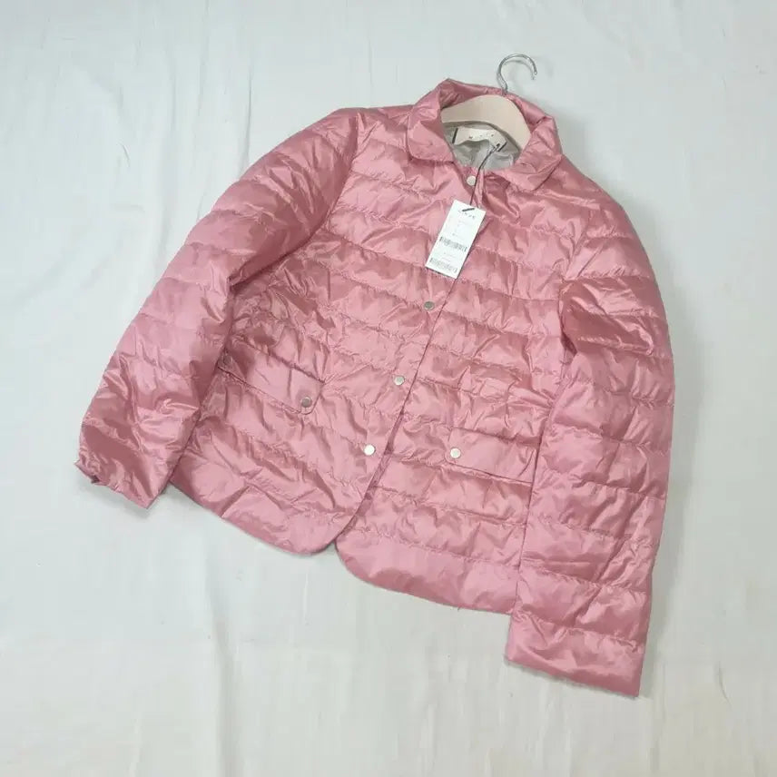 [BUNJANG] Mickbe Pink Goose Down Lightweight Jumper / 제평 미크베 핑크 구스 다운 경량 점퍼 새상품