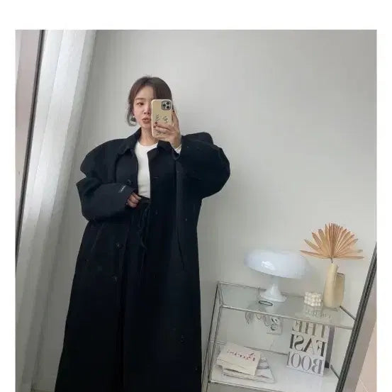 [BUNJANG] Jinny Handmade Puff Coat (Black) / [마지막]진바니 핸드메이드 퍼프코트 (블랙)