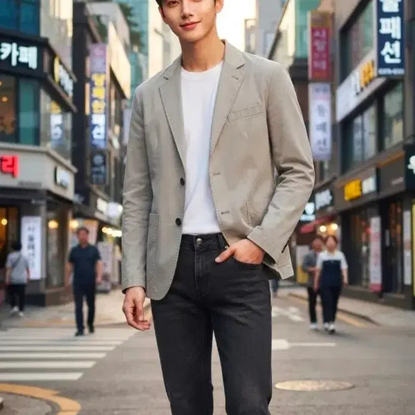 [BUNJANG] Giordano Cotton Jacket Beige Size M / 지오다노 면 재킷