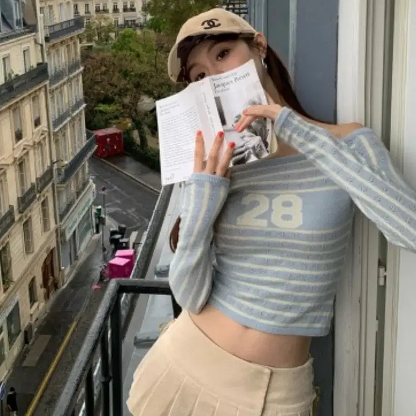 [BUNJANG] Seokooky Honey28 Knit Blue / 서쿠키 허니28 니트 블루