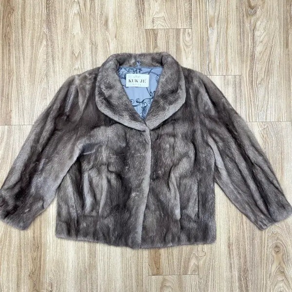 [BUNJANG] Kuk Je Full Mink Jacket / Kuk Je 풀 밍크 자켓