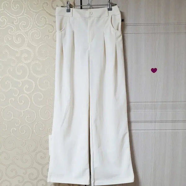 [BUNJANG] Ivory Wide Slacks / 아이보리 와이드 슬랙스