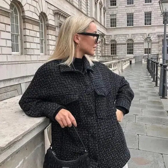 [BUNJANG] Zara Tweed Jacket Large / 자라 트위드 자켓 라지