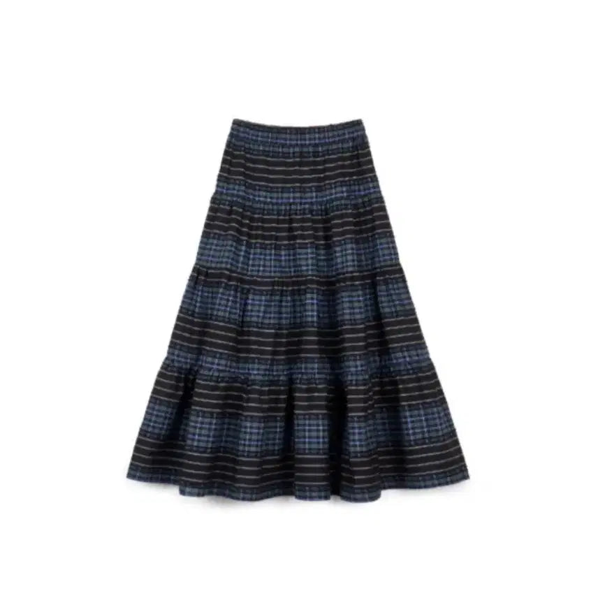[BUNJANG] Two-Way Button Shirring Skirt / 무음 투웨이 버튼 셔링 스커트