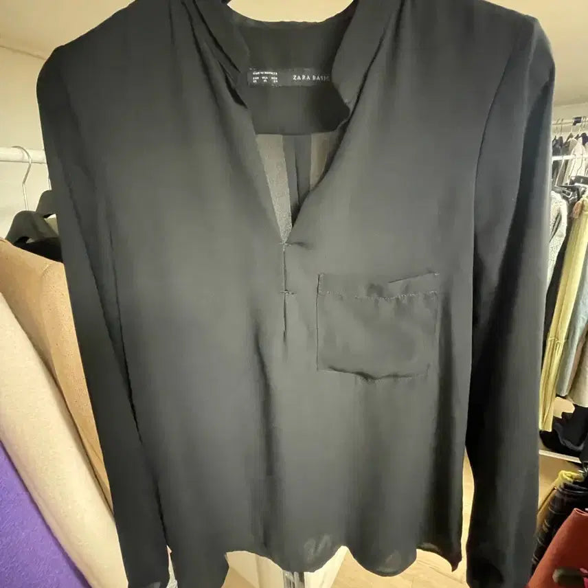 [BUNJANG] Zara Black Blouse / 자라 블랙 블라우스