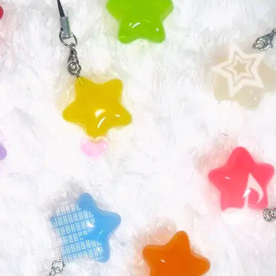 [BUNJANG] Colorful Star Keychain / 알록달록 별키링