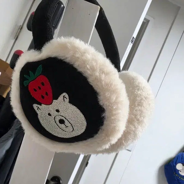 [BUNJANG] Limiter Dudu Bear & Strawberry Earmuffs / 리미떼두두 귀마개