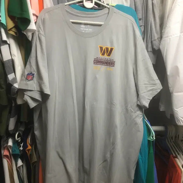 [BUNJANG] Nike NFL Washington Commanders Silver Sideline Dri-FIT Performance T-Shirt Size 3XL / (새거급) 나이키 NFL 워싱턴 커맨더스 실버 사이드라인 인포그래프 락업 퍼포먼스 반팔 사이즈 3XL