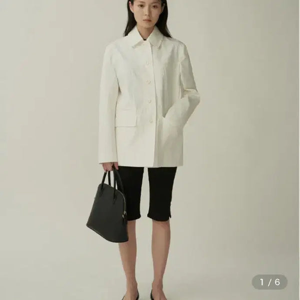 [BUNJANG] MUARMUS Half Cotton Jacket Ivory / 무아르무스 하프 코튼 자켓 아이보리