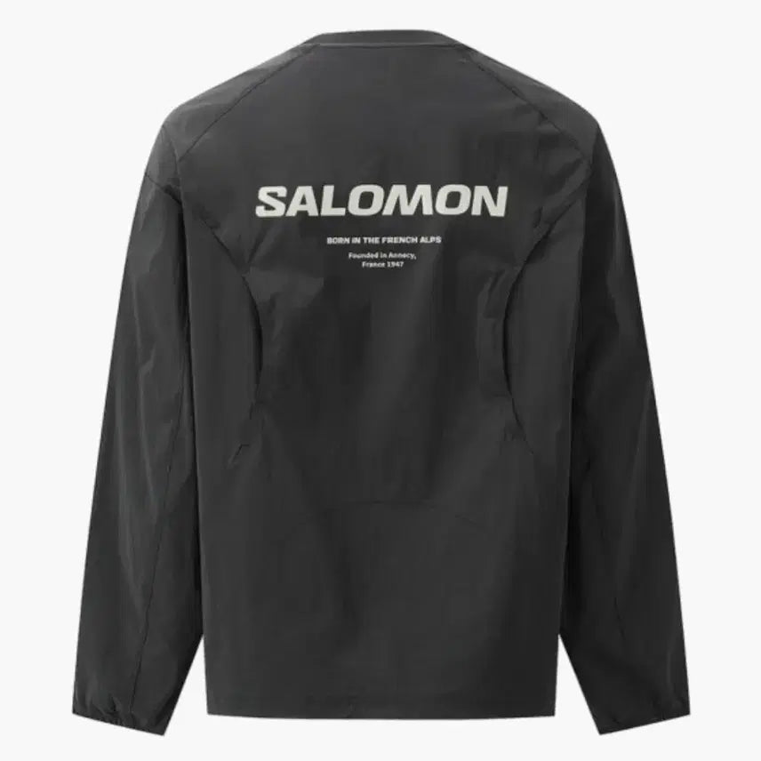 [BUNJANG] Salomon Slate Woven Pullover Black M / 살로몬 슬레이트 우븐 풀오버 블랙