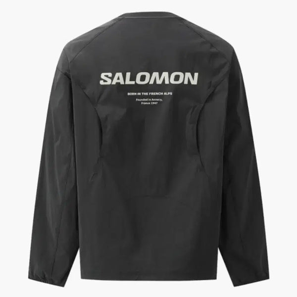 [BUNJANG] Salomon Slate Woven Pullover Black M / 살로몬 슬레이트 우븐 풀오버 블랙