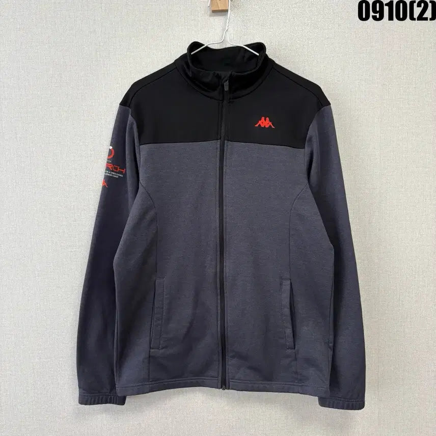 [BUNJANG] Kappa Training Zip-up Jacket Dark Grey L / 카파 트레이닝 집업 자켓 다크그레이 L