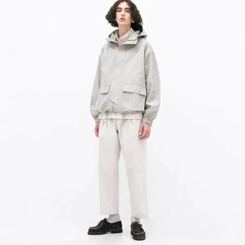 [BUNJANG] Partimento Code Hooded Jacket Smoke Gray M / 파르티멘토 코드 후드자켓 스모크 그레이M