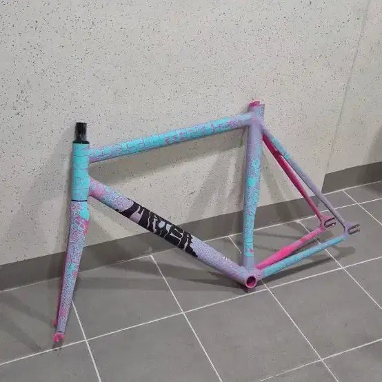 [BUNJANG] Bianchi Pista Track Frame Custom Painted / 비앙키 픽시 프레임 판매합니다