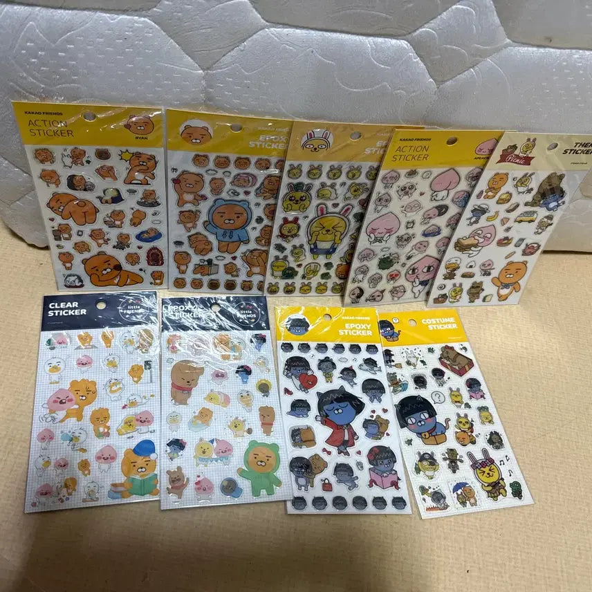 [BUNJANG] Kakao Friends Sticker Bundle / 카카오프렌즈 스티커 일괄