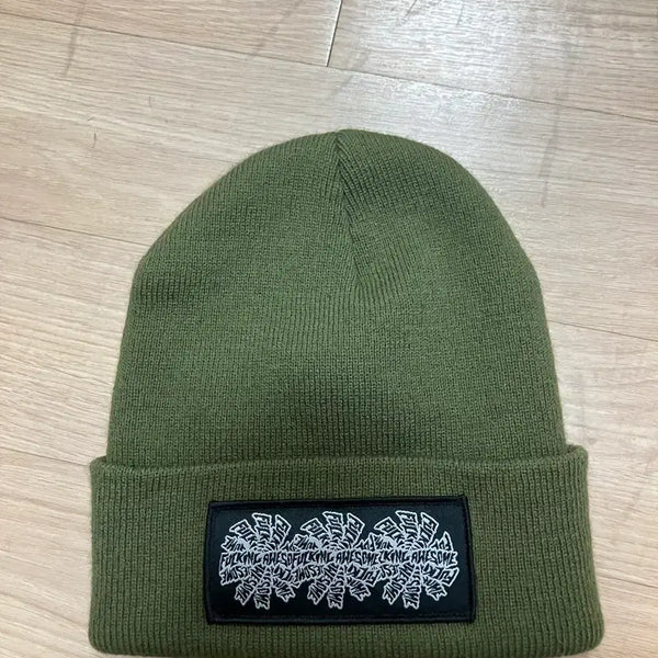[BUNJANG] Fuckthesome Beanie Olive / [실착1회] 퍼킹어썸 비니 올리브