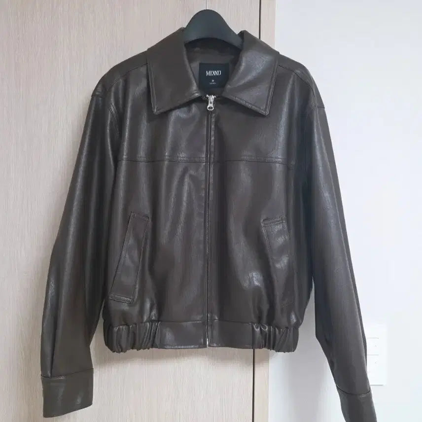 [BUNJANG] MICHAA 25FW Leather Jacket Blouson - Brown (M) / [새상품] 25FW 미쏘 레더자켓 가죽자켓 가죽점퍼 블루종 브라운