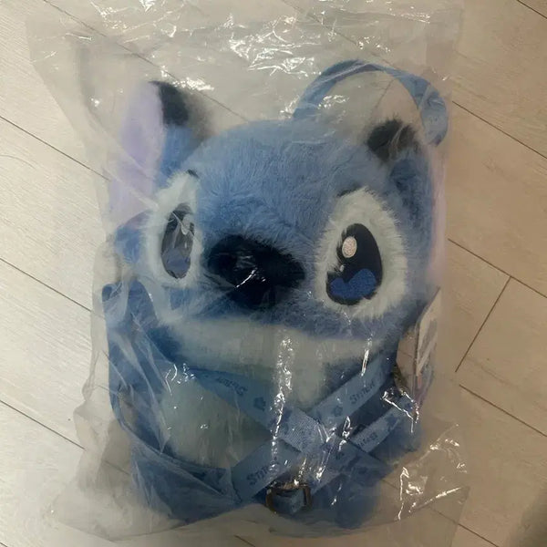 [BUNJANG] Stitch Plush Crossbody Bag / 스티치 크로스백