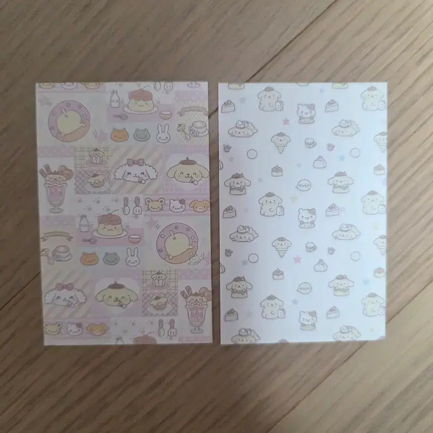 [BUNJANG] Pompompurin Double-Sided Binder Pages for 8.5x5.5cm Photocards / 폼폼푸린 양면 바인더대지 8.5x5.5 포토카드 포장용품