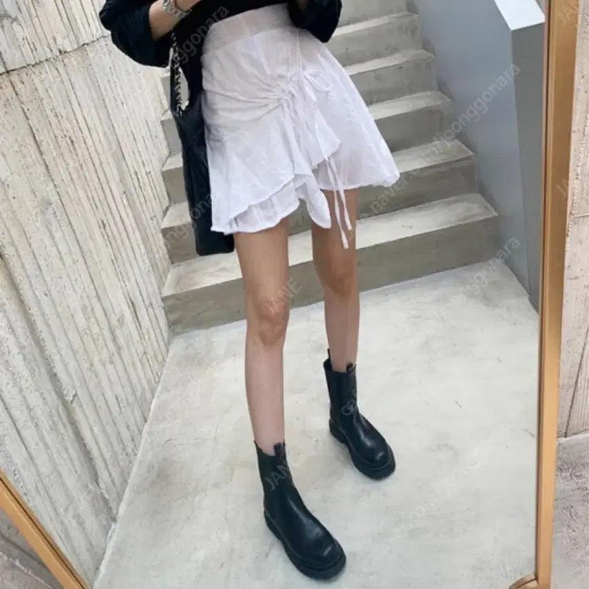 [BUNJANG] D.HOW Levcity Shirring Skirt / 드하우 레브시티 셔링 스커트