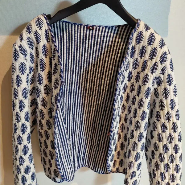 [BUNJANG] Lightweight Quilted Jacket Indian Pattern M Size / 인도누빔자켓 M 사이즈