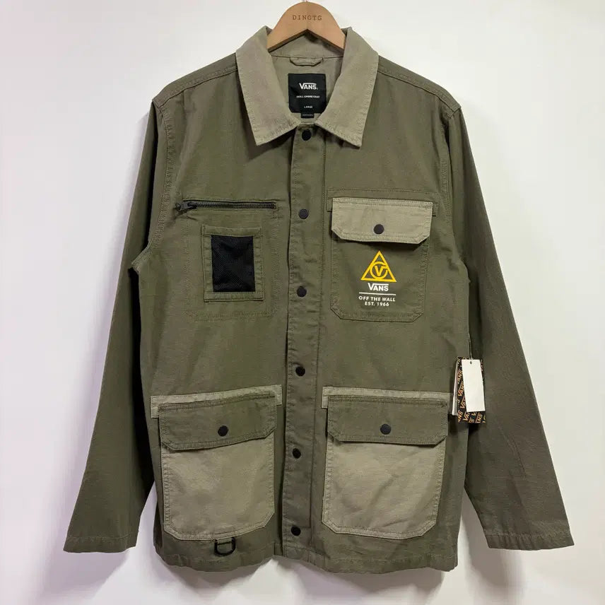 [BUNJANG] Vans Military Drill Chore Jacket / [L] 반스 밀리터리 드릴 초어 자켓