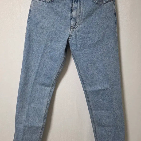 [BUNJANG] Roadzone Gray Two-Tuck Wide Denim Pants / 로드존 그레이 투턱 데님 팬츠 와이드 청바지