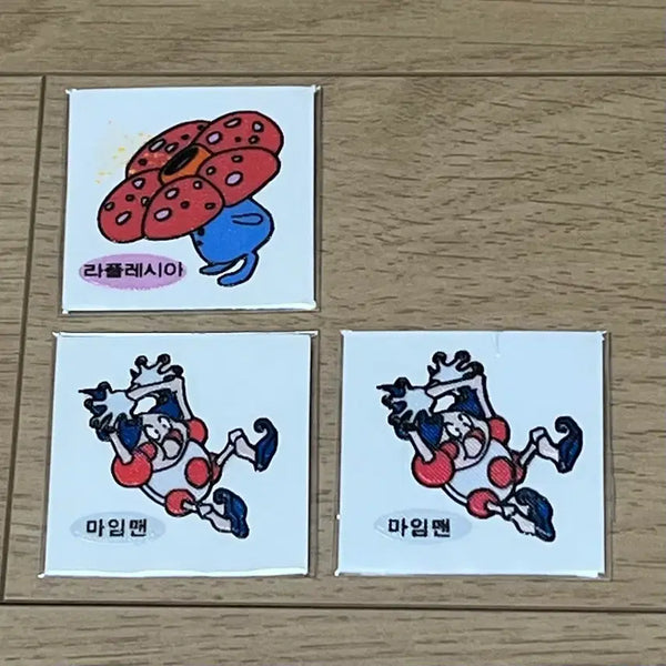 [BUNJANG] 1999 Pokemon Sealed Sticker / 99년(구버전) 포켓몬(안뗀씰)