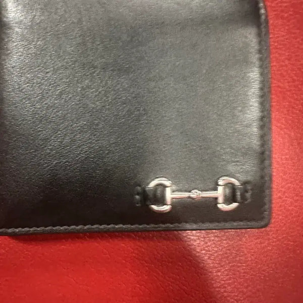 [BUNJANG] Gucci Horsebit 1955 Wallet Black / 구찌 홀스빗 1955 반지갑 블랙