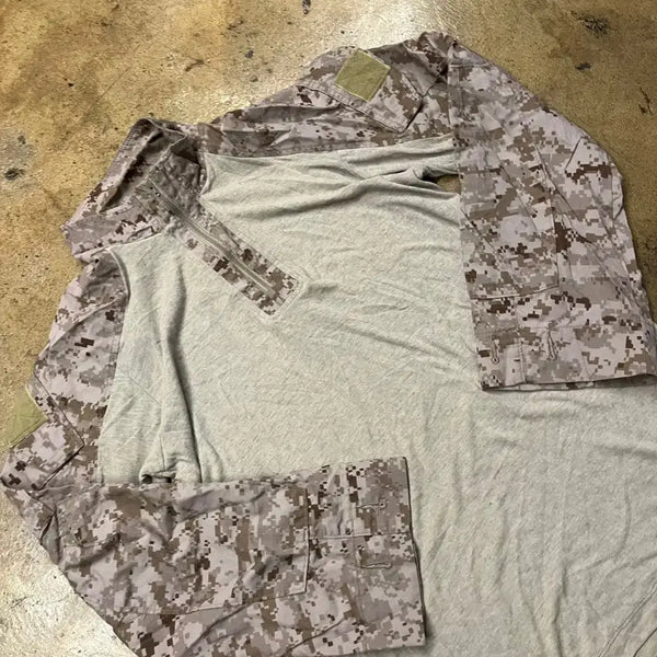 [BUNJANG] Authentic Digital Camo Combat Uniform Long Sleeve Top / [정품] 디지털 카모 전투복 상의 롱슬리브