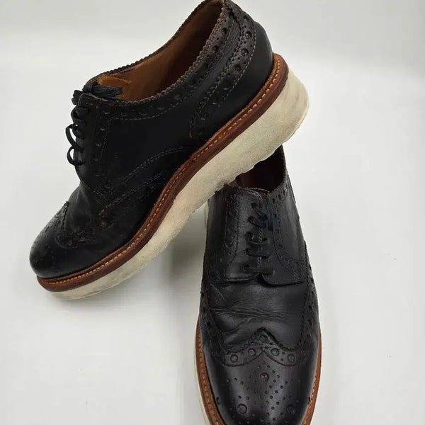 [BUNJANG] GRENSON Genuine Leather Wingtip Brogues - Size 8 (270) / 정품그렌슨 GRENSON 천연가죽 윙팁 구두 사이즈 8(270)