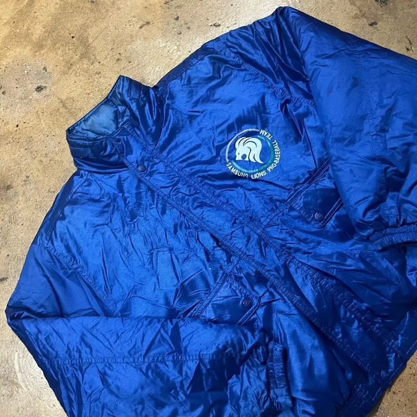 [BUNJANG] Samsung Lions Old School Spring/Autumn Jacket / [OS] 삼성 라이온즈 올드 스쿨 춘추 자켓