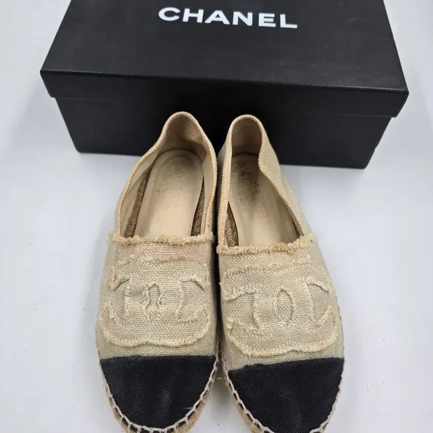 [BUNJANG] Chanel Espadrilles Flats Size 36 / 정품 샤넬에스파드리유 플랫36(235)