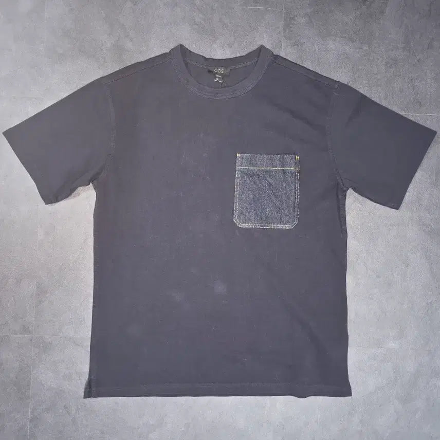 [BUNJANG] COS Denim Pocket T-Shirt / COS 데님 포켓 티셔츠