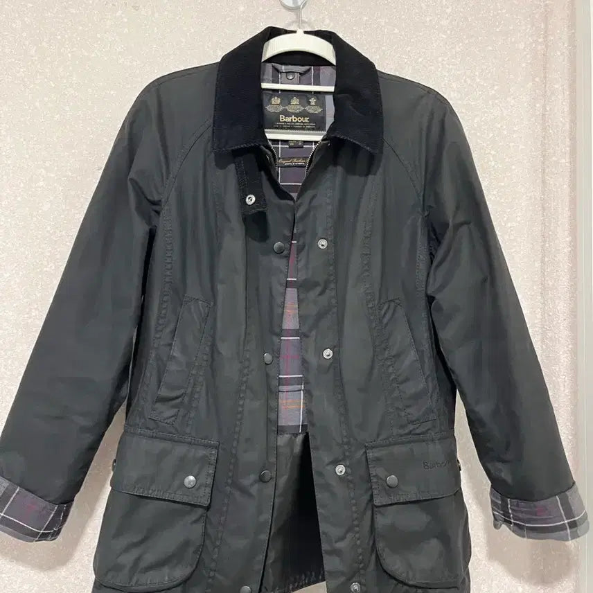 [BUNJANG] Barbour Beadnell Wax Jacket Black UK 6 / 바버 비드넬 왁스 자켓 블랙 UK6(사은품:왁스1개)