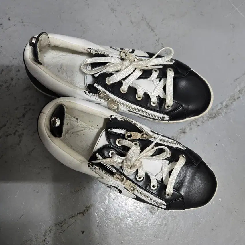[BUNJANG] Gianvito Rossi Zipper Sneakers / 지안비토 로시 지퍼 스니커즈 240