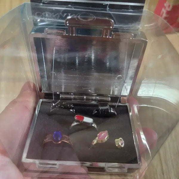 [BUNJANG] Case Closed (Detective Conan) USJ Universal Studios Japan Accessory Case + Ring Set / 새상품) 코난 usj 유니버셜 악세서리 보관함+반지셋트