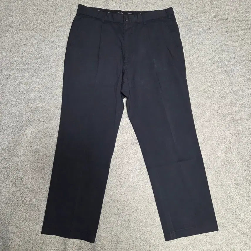 [BUNJANG] Galaxy Navy One-Tuck Pants Size 31-32 / Galaxy 갤럭시 네이비 원턱 팬츠 31-32