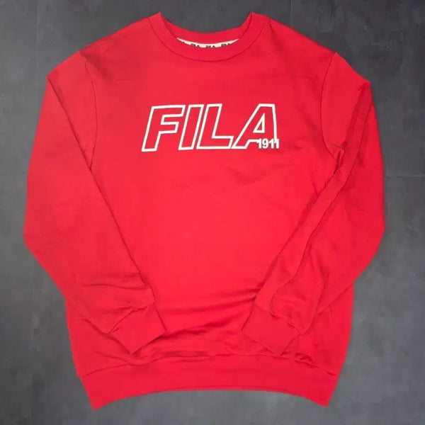 [BUNJANG] FILA AUSTRALIA Logo Sweatshirt (Sample) Size M / FILA AUSTRALIA 로고 스웨트셔츠 (샘플)