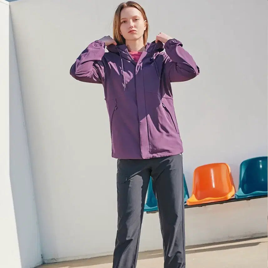 [BUNJANG] Puma Woven Windbreaker Jacket Purple Size S / [새상품] 푸마 우븐 바람막이 점퍼 자켓