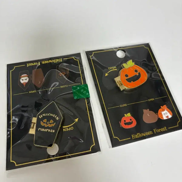 [BUNJANG] Fu Bao Alpaca Halloween Badge Bundle Set / 푸바오 알파카 할로윈 뱃지 일괄
