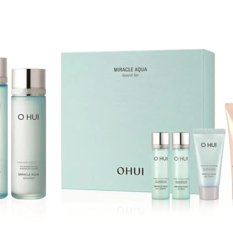 [BUNJANG] OHUI Miracle Aqua Skincare Set / 오휘 미라클 아쿠아 기초화장품 세트