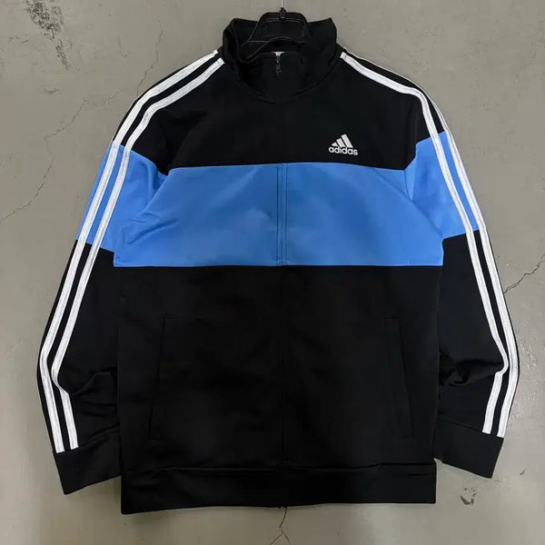 [BUNJANG] Adidas Logo Three Stripes Track Top Jersey / 만원샵 아디다스 로고 삼선 트랙탑 져지 14/16 L(여M)