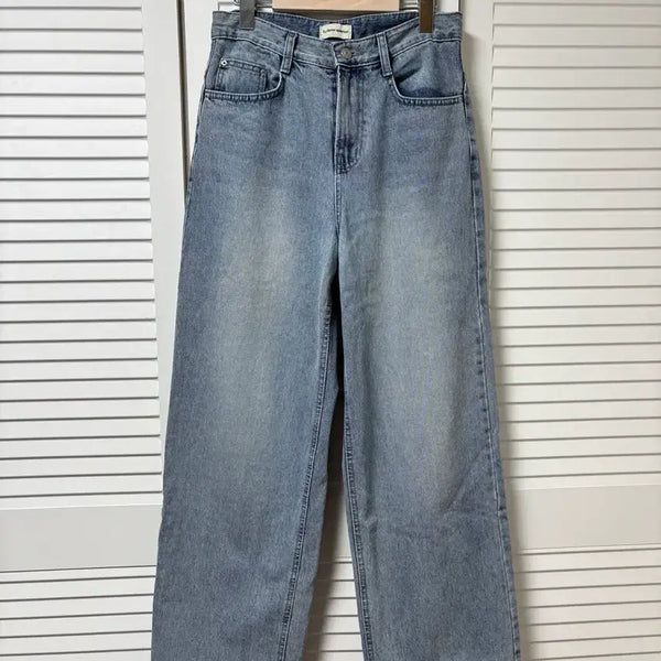 [BUNJANG] Domaetec Wide Denim Pants - Small / 새상품 ** 도매텍 와이드 데님팬츠 청바지 <스몰>