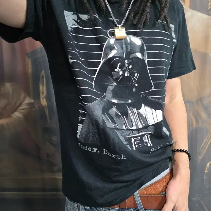 [BUNJANG] Star Wars Darth Vader Print T-Shirt / STAR WARS 다스베이더 프린트 티셔츠