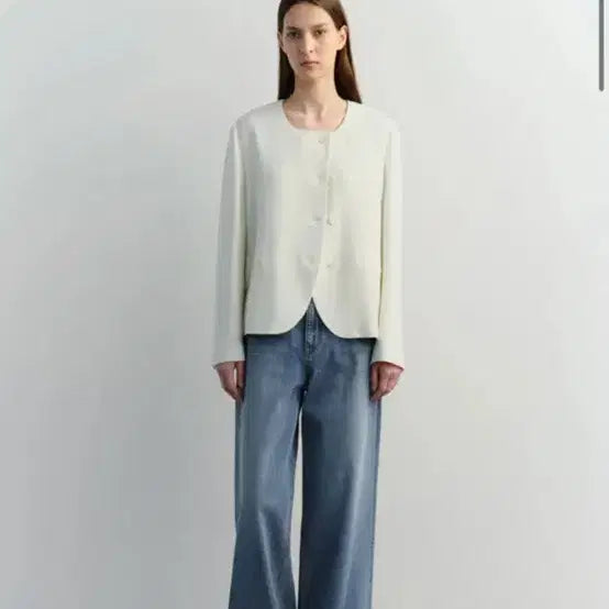 [BUNJANG] Ea Tweed Jacket Ivory S / (새상품) 이아 트위드 자켓 아이보리 s