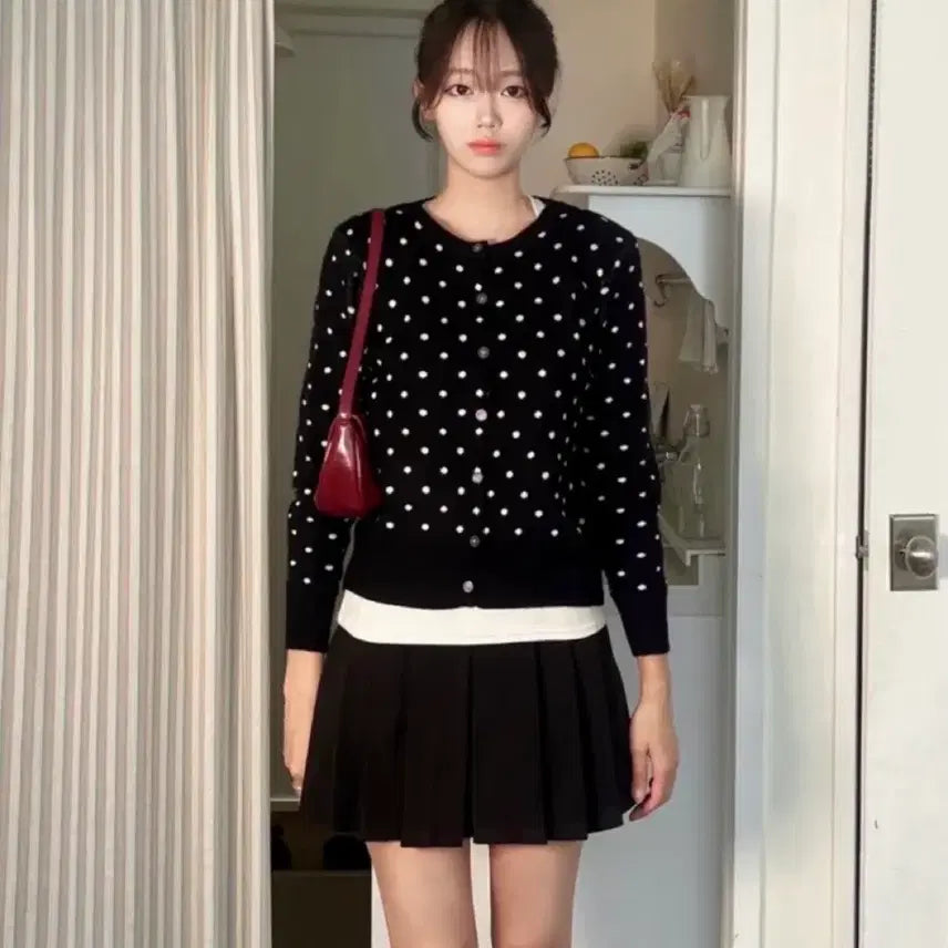 [BUNJANG] Ablie Dot Cardigan / (급전) 에이블리 도트 가디건