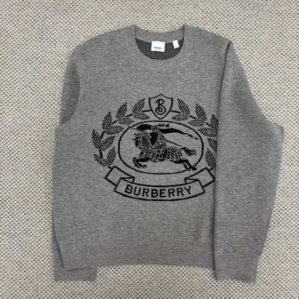 [BUNJANG] Burberry EKD Wool Jacquard Knit M / [M]버버리 EKD 울 자카드 니트