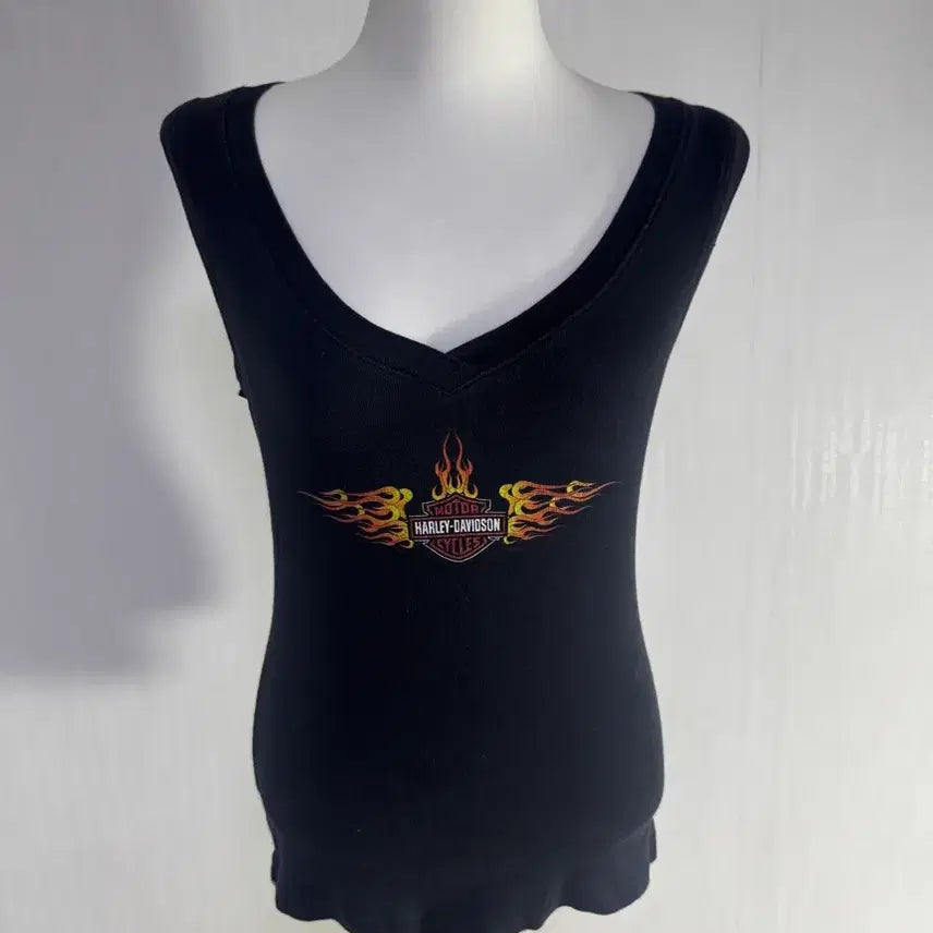 [BUNJANG] Harley Davidson 00s Sleeveless Top / 00s 할리데이비슨 슬리브리스 탑