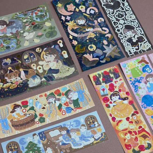 [BUNJANG] Diary Decor Sticker Bundle Set / 61. [일괄] 다꾸 스티커